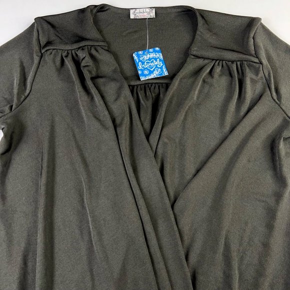 Free People Intimately Womens Turnt Bodysuit Top Draped Thong Long Sleeve M New - Picture 5 of 12